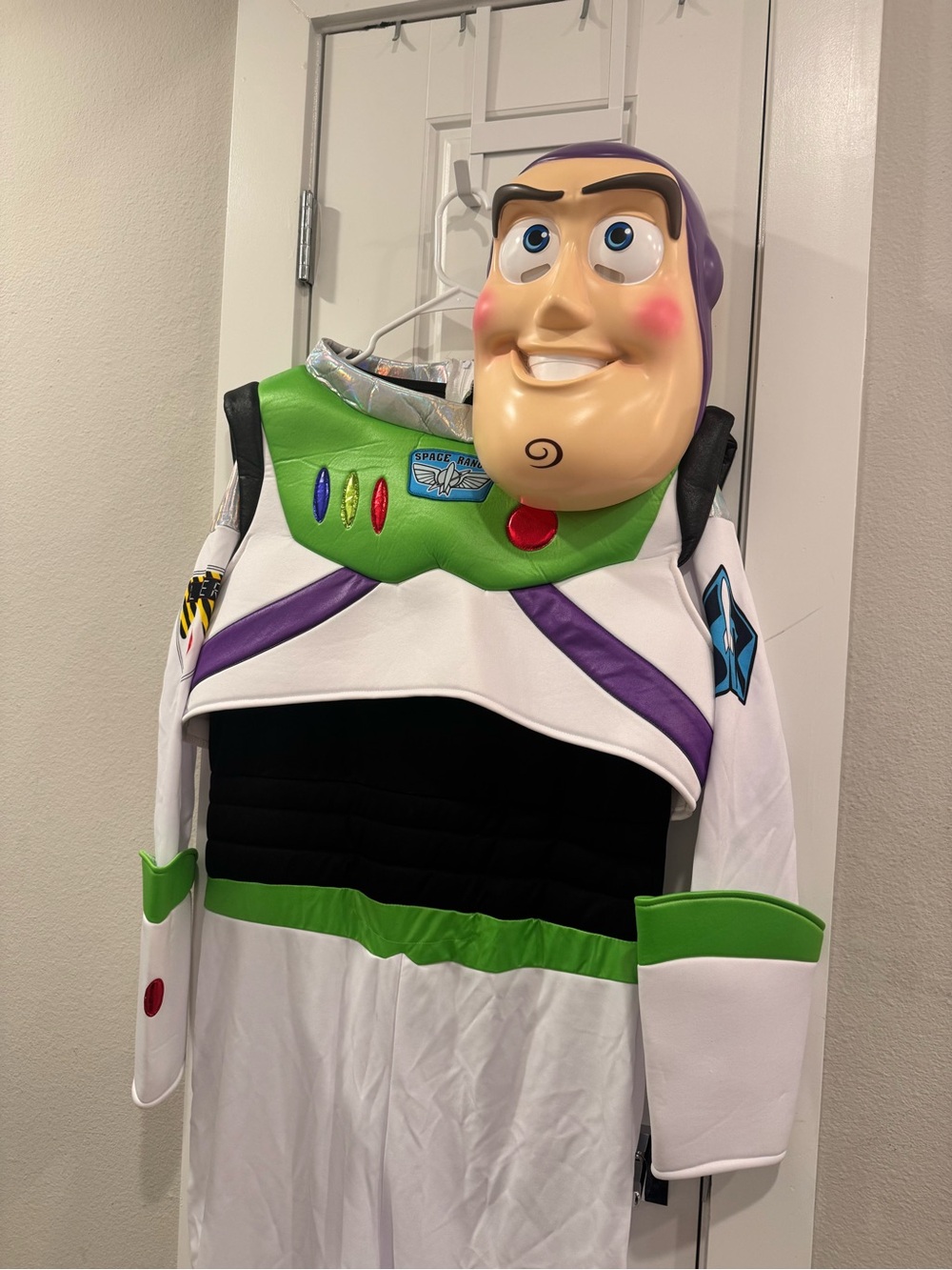 Disney Buzz Lightyear Costume - White, Green & Purple